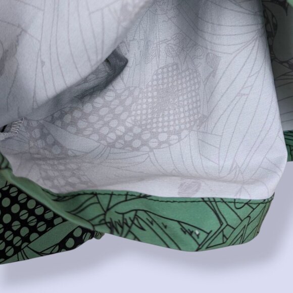 (2/$20) Black & Green Fade Swim Trunks - Picture 3 of 5